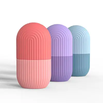 Reusable Beauty Ice Facial Roller Random Color 1 Pc