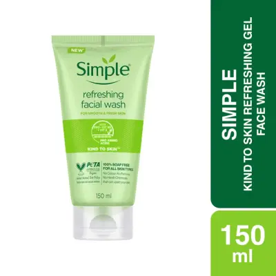 Simple Kind to Skin Refreshing Facial Gel Wash secondary