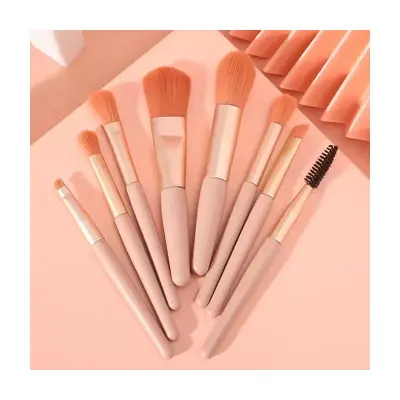8 Pcs Cosmetics Foundation Blending Makeup Brush Set