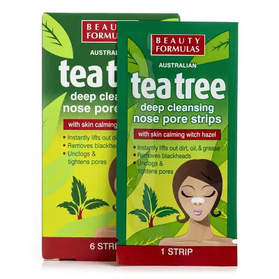 Beauty Formulas Tea Tree Nose Pore Strips 6 strips