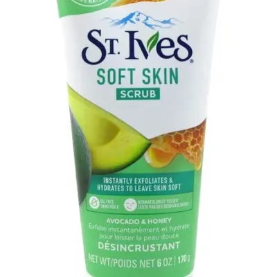 St. Ives Soft Skin Avocado & Honey Scrub Facial Cleanser 170g secondary