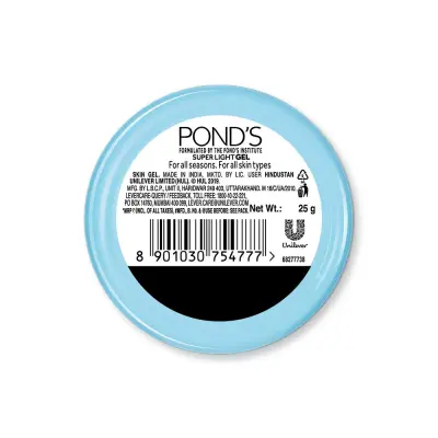 Ponds Hydrated Glow Super Light Gel Moisturiser 25ml secondary