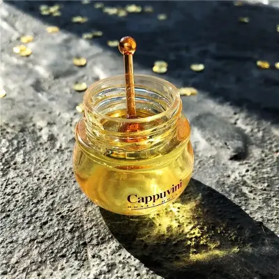 Cappuvini – Moisturizing Lip Gloss, Nourishing Rose, Anti-Cracking, Unisex Lip Oil, Honey Peach, Sleep Care