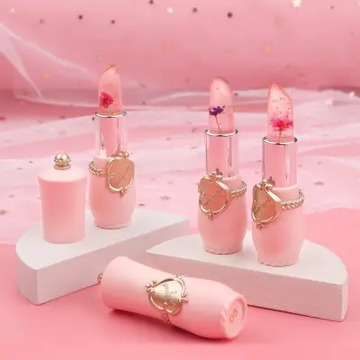 EMAYMEI Jelly Crystal Flower Lipstick 6 Pcs set