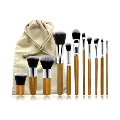 Bamboo Professional Makeup Brush Set 11 Pcs secondary