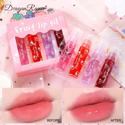 Dragon Ranee 4 Pcs Fruit Lip Oil Set secondary