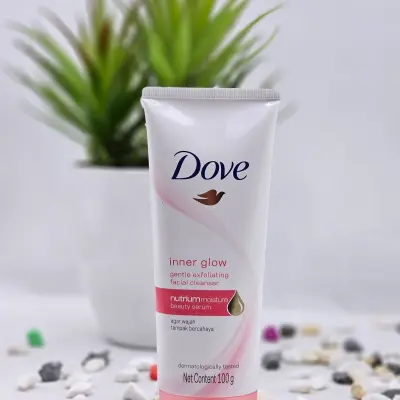 DOVE Inner Glow Gentle Exfoliating Facial Cleanser 100g secondary