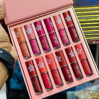 BOB Enjoy Yourself Matte Liquid 12 Color Lip Gloss Set