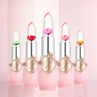 EMAYMEI Jelly Crystal Flower Lipstick 6 Pcs set secondary