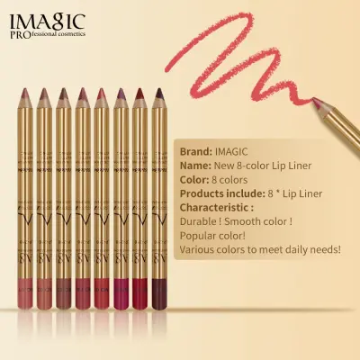 Imagic 08 Color Matte Lip Liner Set secondary