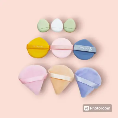 Kiss Lovely soft 9 Piece Makeup Puff Set 3 Shape Soft Cushion Puff secondary