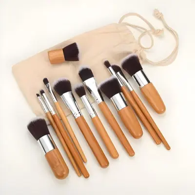 Bamboo Professional Makeup Brush Set 11 Pcs