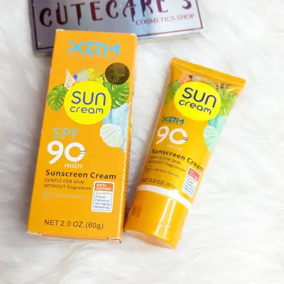 XQM Sun cream SPF 90 HIGH Sunscreen Cream Gentle For Skin Without fragrances