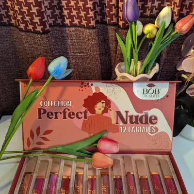 BOB Perfect Nude 12 Color Lip Gloss Set