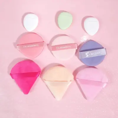 Kiss Lovely soft 9 Piece Makeup Puff Set 3 Shape Soft Cushion Puff