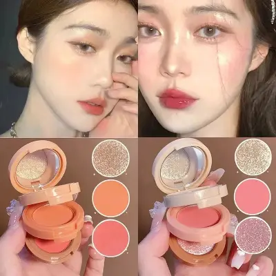 Miss Lara Blush Highlighter 3 in 1 Makeup Palette