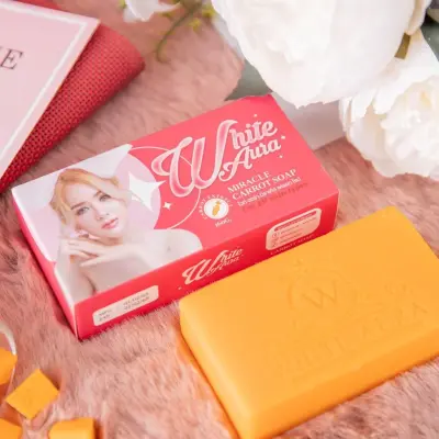 White Aura Miracle Carrot Soap-160g