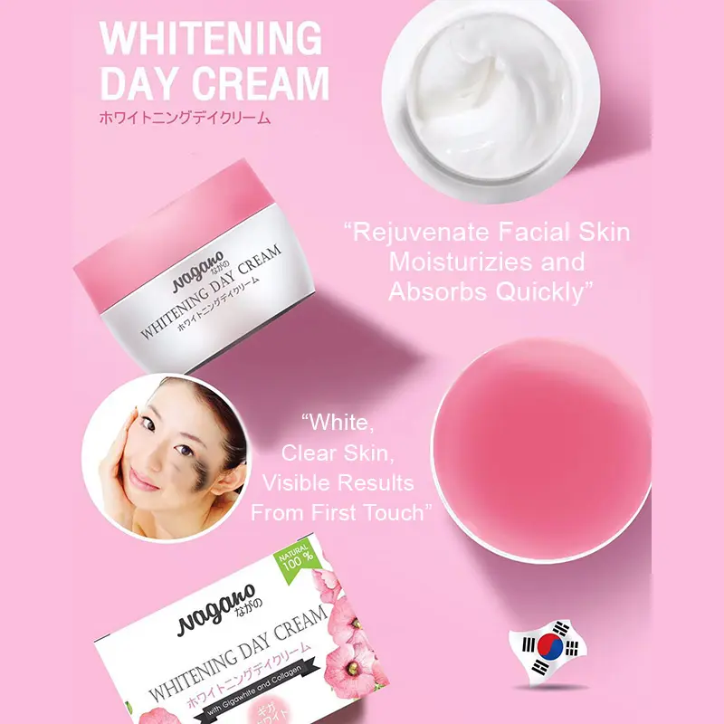 Nagano Whitening Day Cream With Gigawhite And Collagen 30gm