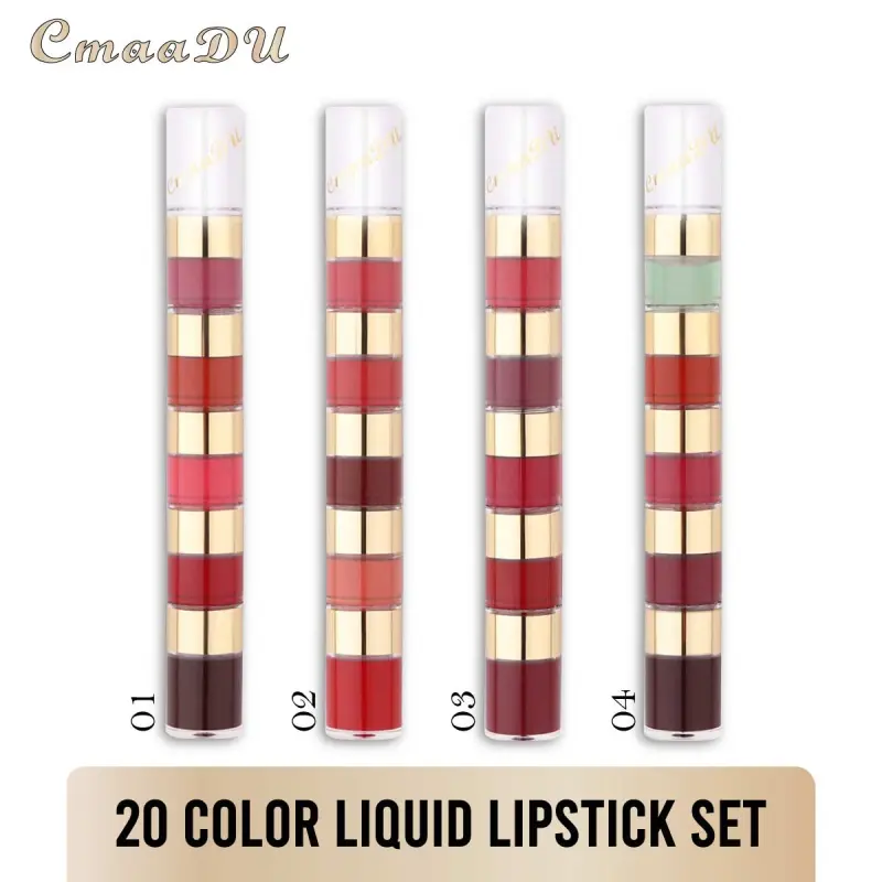 CMAADU 5 In 1 Matte Liquid Lipstick Set