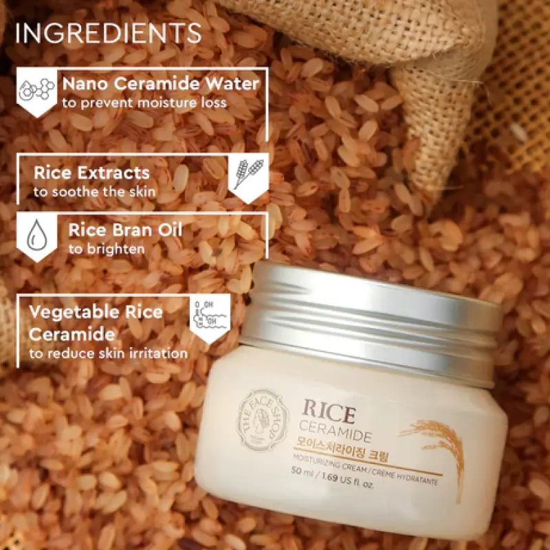 The Face Shop Rice Ceramide Moisture Cream