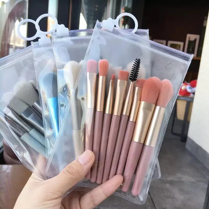 8 Pcs Cosmetics Foundation Blending Makeup Brush Set