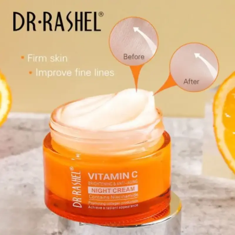 DR RASHEL Vitamin C Brightening & Anti-Aging Night Cream 50gm