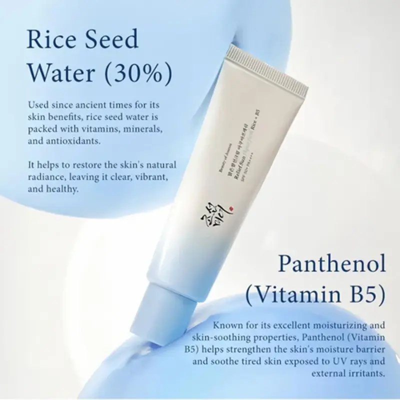 Beauty of Joseon Relief Sun Aqua-Fresh Sunscreen Rice + B5 (SPF50+ PA++++) 10ml