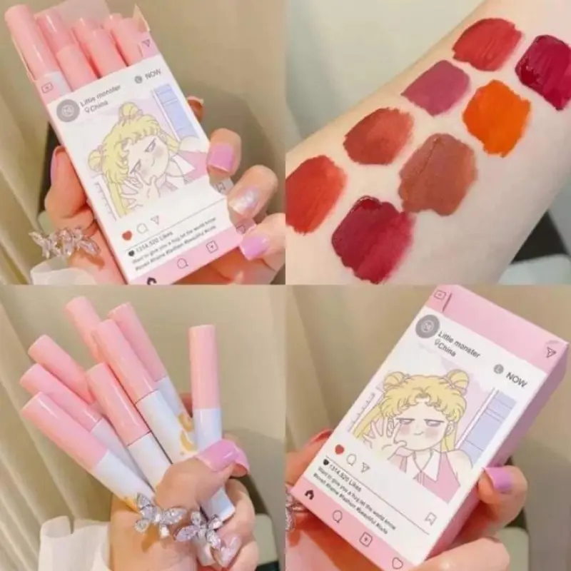 Little Monster 8 Pieces Matte Liquid Lipstick Set