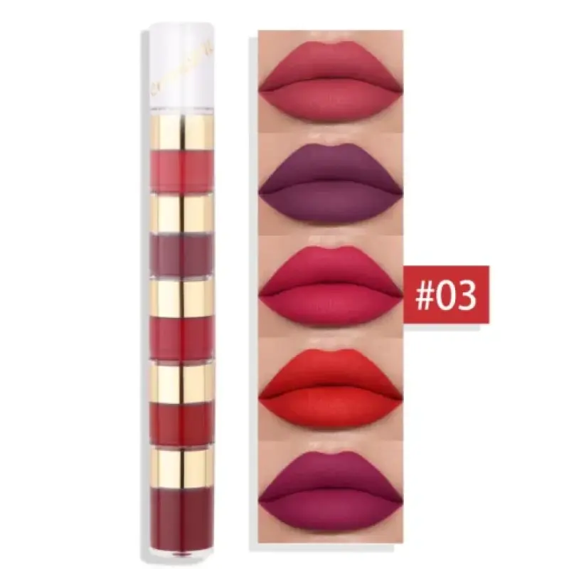 CMAADU 5 In 1 Matte Liquid Lipstick Set