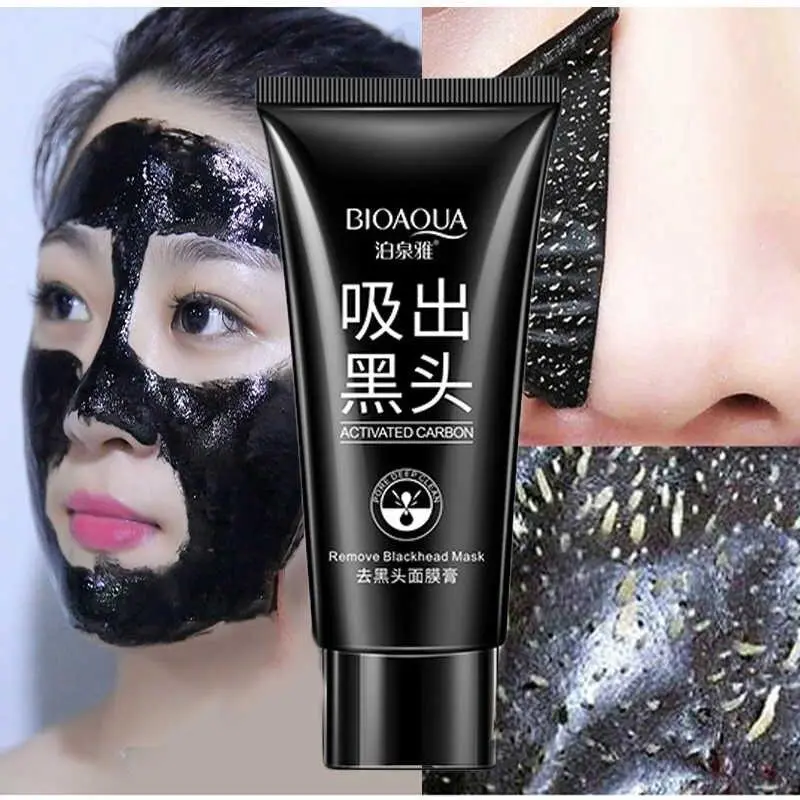 BIOAQUA ACTIVATED CARBON CHARCOAL BLACKHEAD REMOVAL CLEANSING DEEP PORES