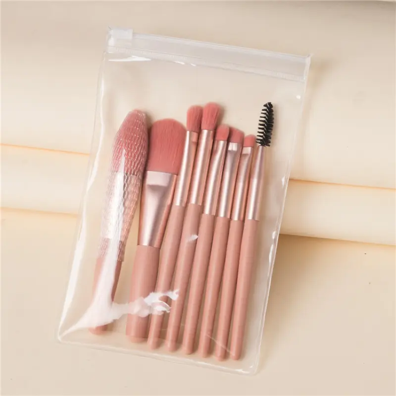 8 Pcs Cosmetics Foundation Blending Makeup Brush Set