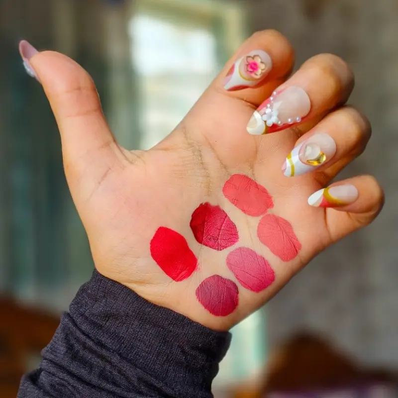 HANDAIYAN 6Pcs Matte Liquid Lipstick Set