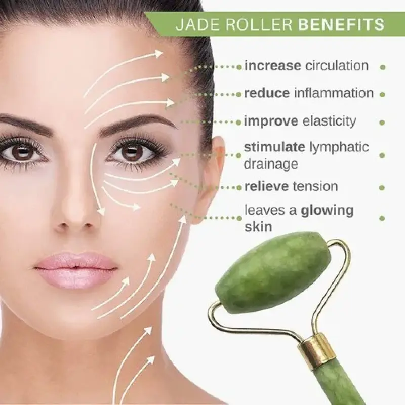 Royal Jade Roller Massager Face Slimming And Moving Massager Tool Facial Massage