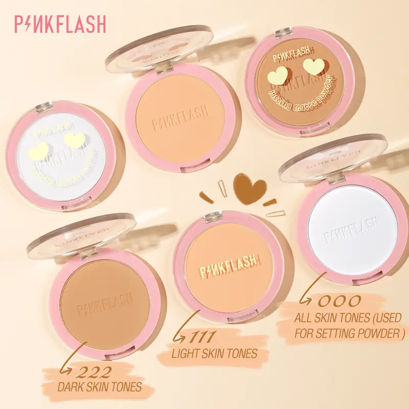 Pink Flash Lasting Matte Pressed Powder