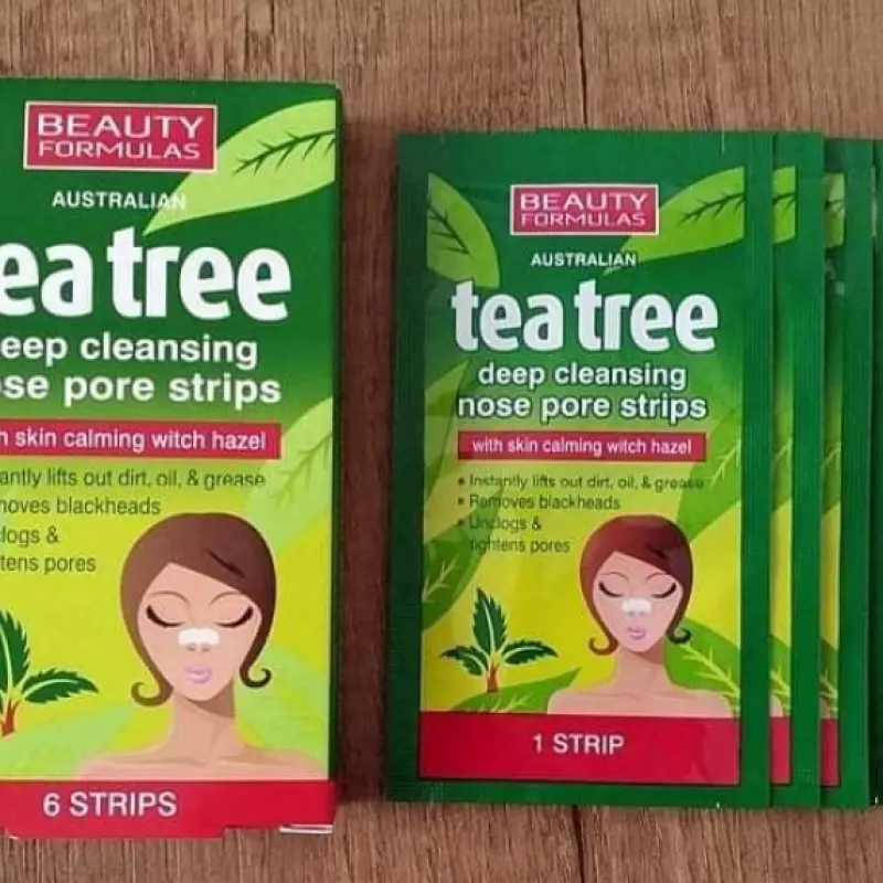 Beauty Formulas Tea Tree Nose Pore Strips 6 strips