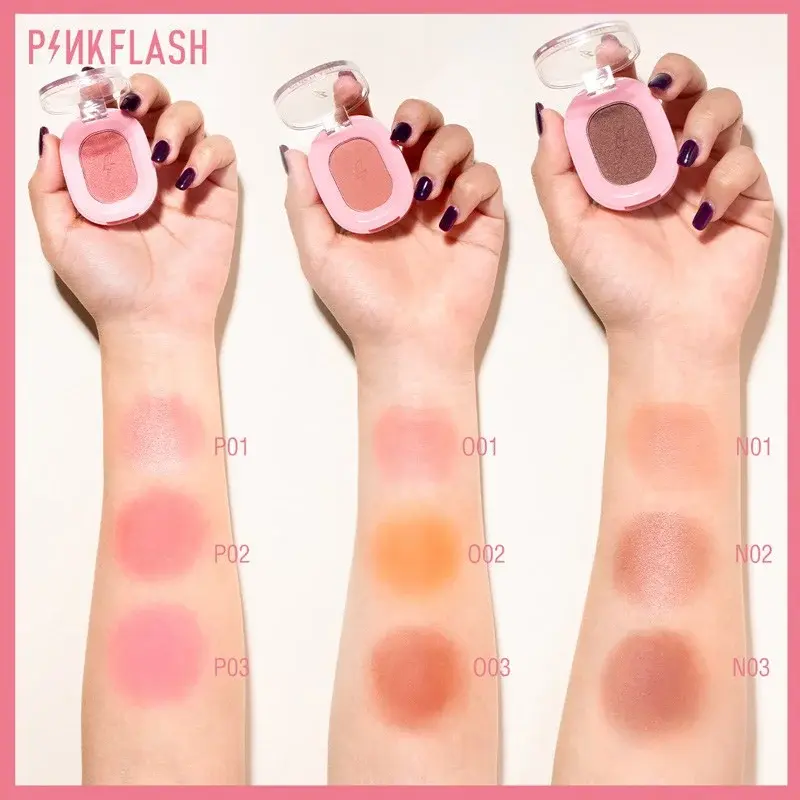 Pink Flash Chic In Check Blusher