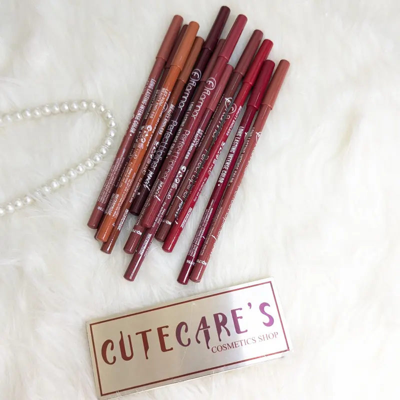 Flormar 12 Pices Combo Matte Lipliner Set