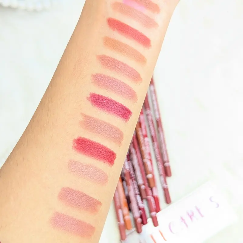 Flormar 12 Pices Combo Matte Lipliner Set