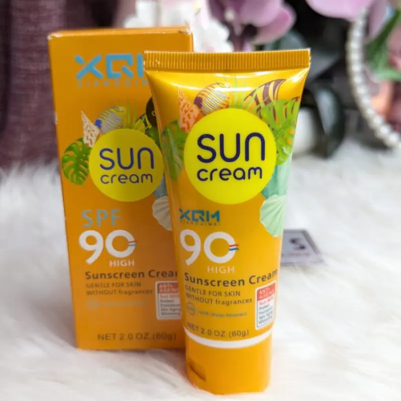 XQM Sun cream SPF 90 HIGH Sunscreen Cream Gentle For Skin Without fragrances