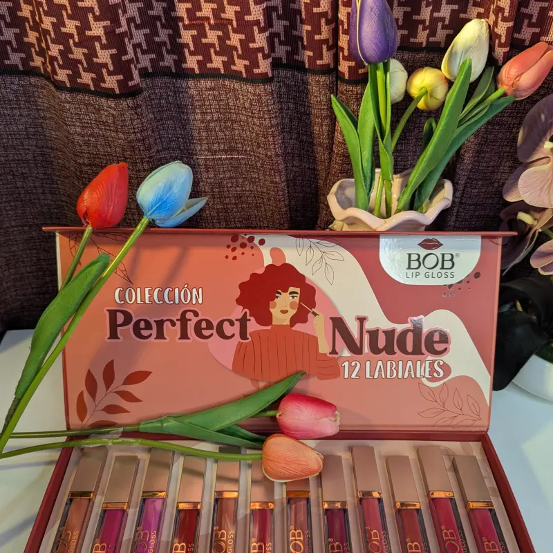BOB Perfect Nude 12 Color Lip Gloss Set