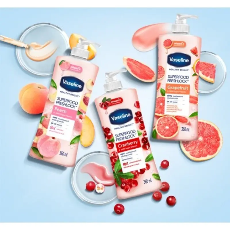 Vaseline Healthy Bright 10x Superfood Freshlock Body Lotion
