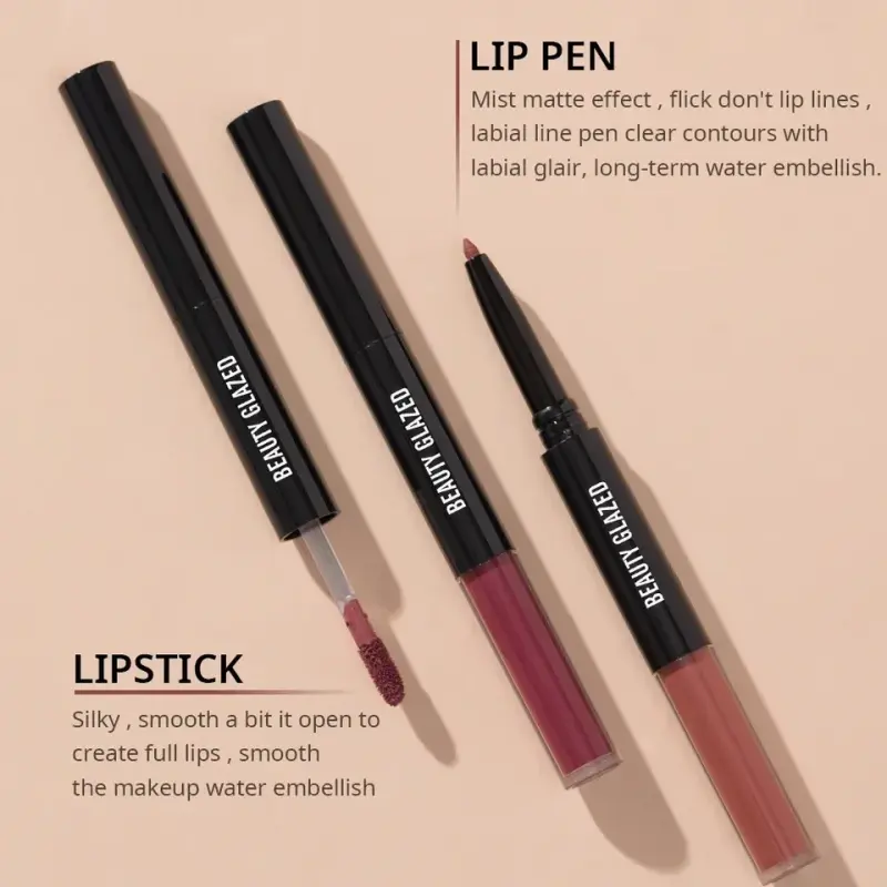 BEAUTY GLAZED LIP LINER & MATTE LIQUID LIPSTICK