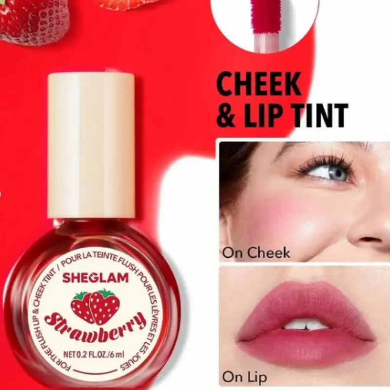 SHEGLAM For the Flush Lip & Cheek Tint-Cherry Picked