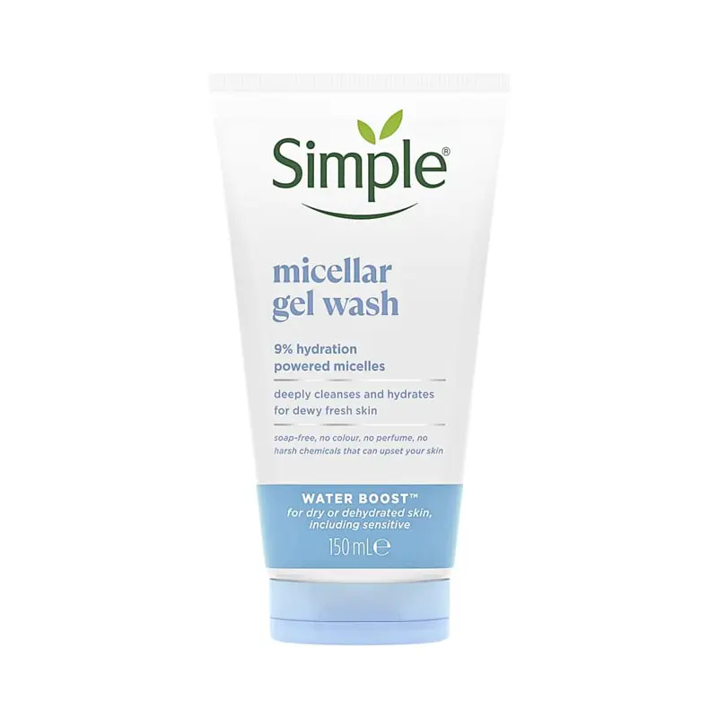 SIMPLE Water Boost Micellar Facial Gel Wash
