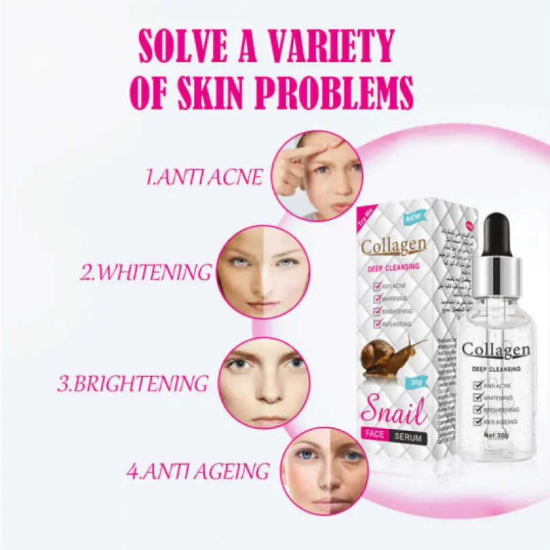 Collagen Deep Cleansing Snail Face Serum