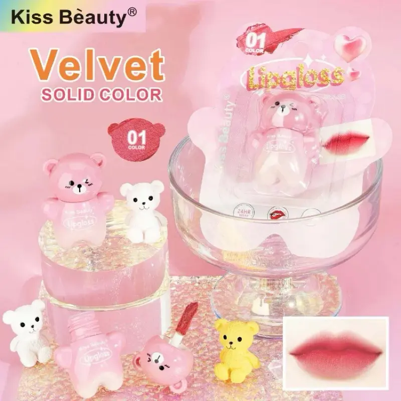 Kiss Beauty Cute Bear Matte Lipgloss