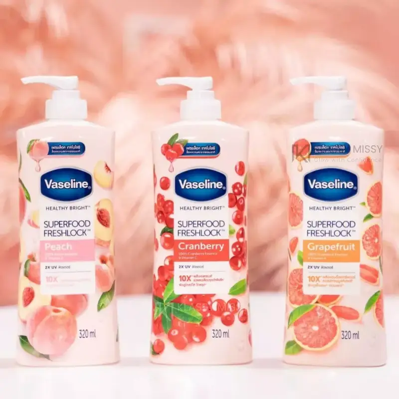 Vaseline Healthy Bright 10x Superfood Freshlock Body Lotion