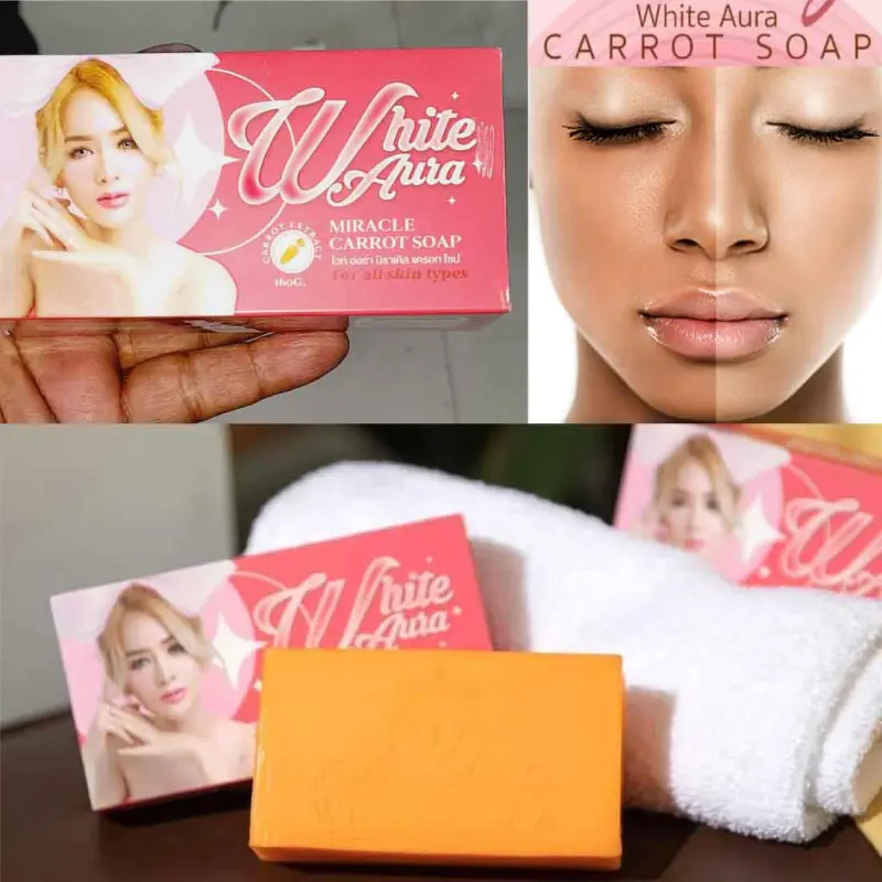 White Aura Miracle Carrot Soap-160g